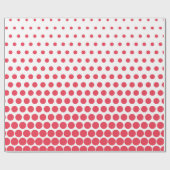 Desire Polka Dot Modern White Geschenkpapier (Flach)