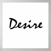 Desire Poster (Vorne)
