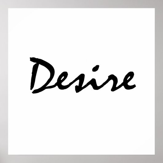 Desire Poster (Vorne)