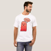 Desire Red Boo Ghost Halloween T-Shirt (Vorne ganz)