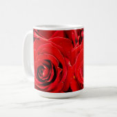 Desire Rote Rosen 15oz Klassische Tasse (Vorderseite Links)