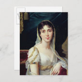 Desiree Clary Queen of Sweden, 1807 Postkarte (Vorne/Hinten)