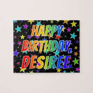 "DESIREE" Vorname, Spaß "GLÜCKLICHER GEBURTSTAG" Puzzle