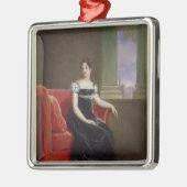 Desireeclary-Königin von Schweden Silbernes Ornament (Links)