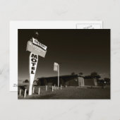 Desised Motel Postkarte (Vorne/Hinten)