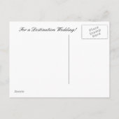 Desised Paradise - Save the Date Postkarte (Rückseite)