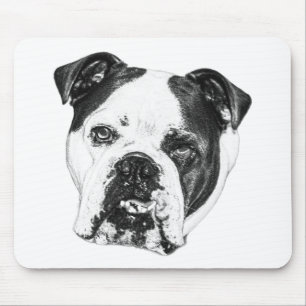 Desk Calm Bulldog Mousepad