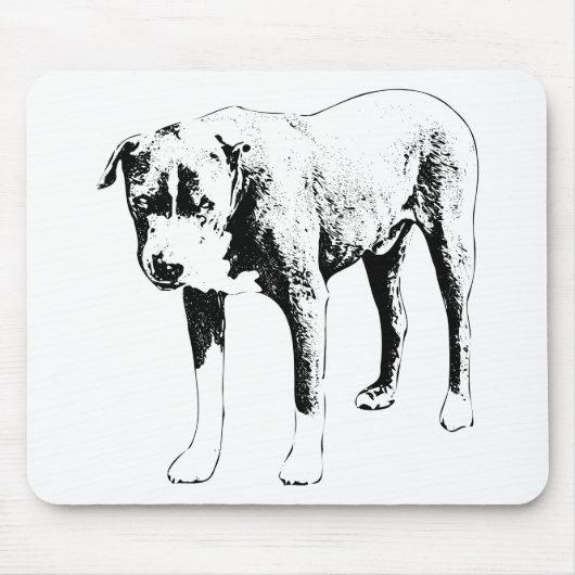 Desk Focus Pit Bull Mousepad (Vorne)