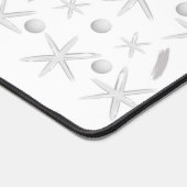 Desk Mat Abstrakt Stars Grau Schreibtischunterlage (Ecke)