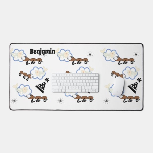 Desk Mat Ants Clouds Schreibtischunterlage (Tastatur & Maus)