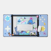 Desk Mat Blue Schreibtischunterlage (Tastatur & Maus)