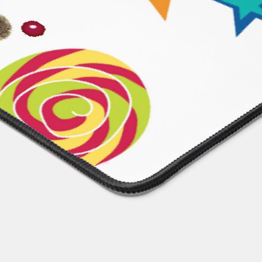 Desk Mat Circus Karneval Spaß Schreibtischunterlage (Ecke)