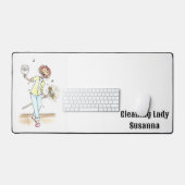Desk Mat Cleaning Lady Schreibtischunterlage (Tastatur & Maus)