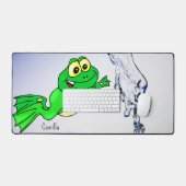 Desk Mat Frog Leaping Water Nature Schreibtischunterlage (Tastatur & Maus)