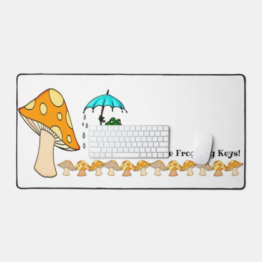 Desk Mat Frog Pilznatur Schreibtischunterlage (Tastatur & Maus)