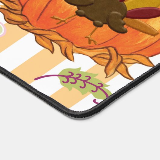 Desk Mat Happy Thanksgiving Türkei Schreibtischunterlage (Ecke)