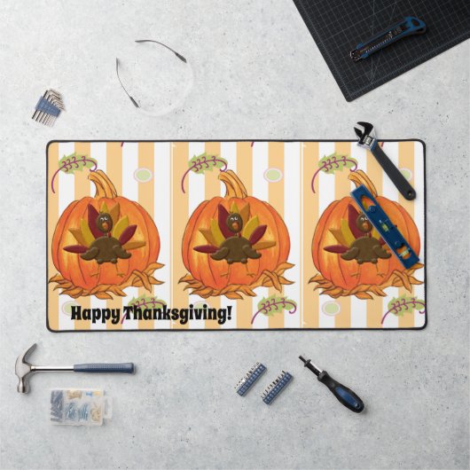 Desk Mat Happy Thanksgiving Türkei Schreibtischunterlage (Arbeitsplatz)