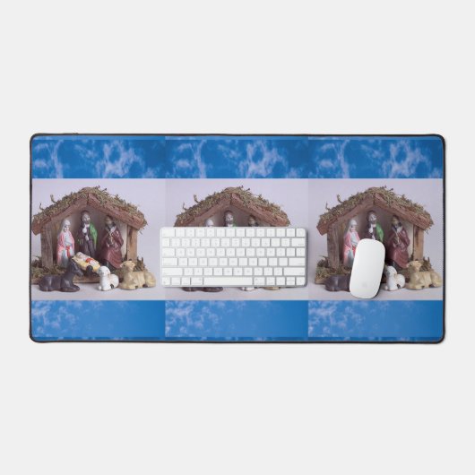 Desk Mat Jesus katholisch Schreibtischunterlage (Tastatur & Maus)