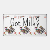 Desk Mat Kuh Got Milch? Schreibtischunterlage (Vorderseite)