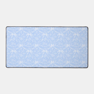 Desk Mat Light Blue Bows Schreibtischunterlage