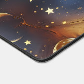 Desk Mat – Luxury Dreamy Fiery Orange Celestial  Schreibtischunterlage (Ecke)
