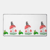 Desk Mat Maus Mice Frosch Käse Schreibtischunterlage (Vorderseite)