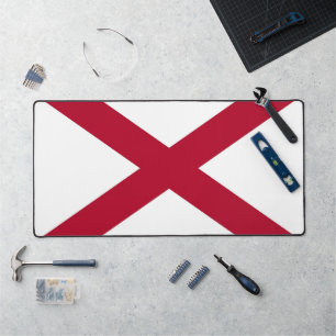 Desk Mat mit der Flagge von Alabama, USA Schreibtischunterlage