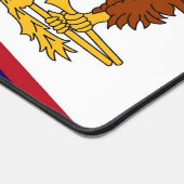 Desk Mat mit der Flagge von Amerikanisch-Samoa, US Schreibtischunterlage (Ecke)
