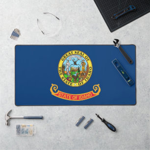 Desk Mat mit der Flagge von Idaho, USA Schreibtischunterlage