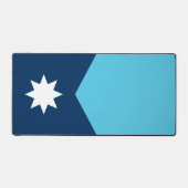 Desk Mat mit der Flagge von Minnesota, USA Schreibtischunterlage (Vorderseite)