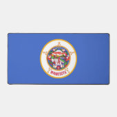 Desk Mat mit der Flagge von Minnesota, USA Schreibtischunterlage (Vorderseite)