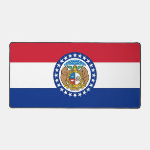 Desk Mat mit der Flagge von Missouri, USA Schreibtischunterlage