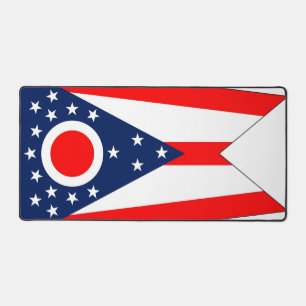 Desk Mat mit der Flagge von Ohio Staat, USA Schreibtischunterlage