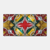 Desk Mat mit Farben aus Los Angeles Schreibtischunterlage (Vorderseite)