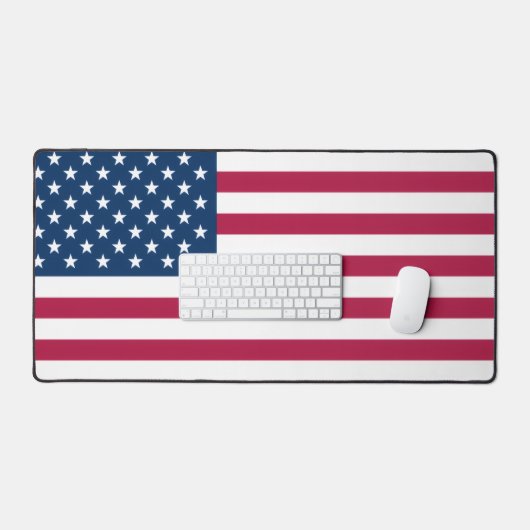 Desk Mat mit Flagge der USA Schreibtischunterlage (Tastatur & Maus)