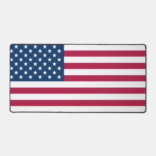 Desk Mat mit Flagge der USA Schreibtischunterlage (Vorderseite)