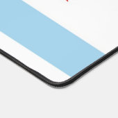 Desk Mat mit Flagge von Chicago, USA Schreibtischunterlage (Ecke)