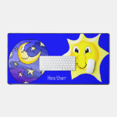 Desk Mat Moon & Sun Schreibtischunterlage (Tastatur & Maus)