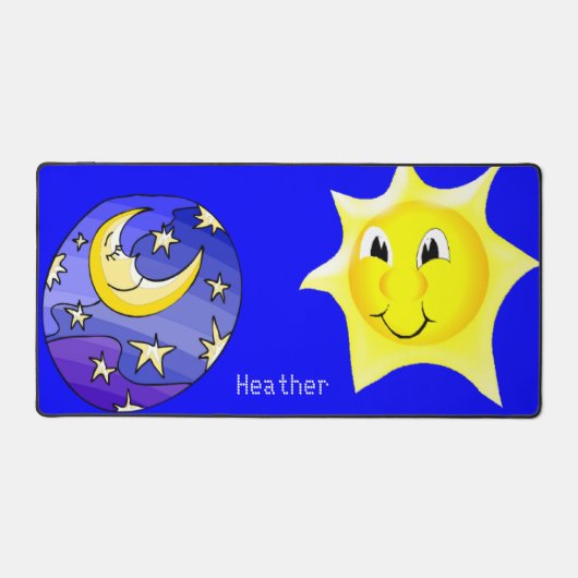 Desk Mat Moon & Sun Schreibtischunterlage (Vorderseite)