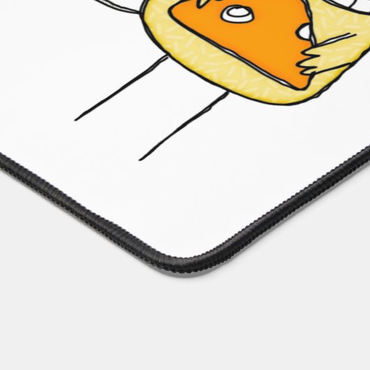 Desk Mat Mouse Mice Käse Schreibtischunterlage (Ecke)