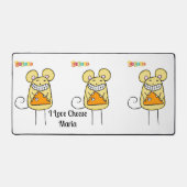 Desk Mat Mouse Mice Käse Schreibtischunterlage (Vorderseite)