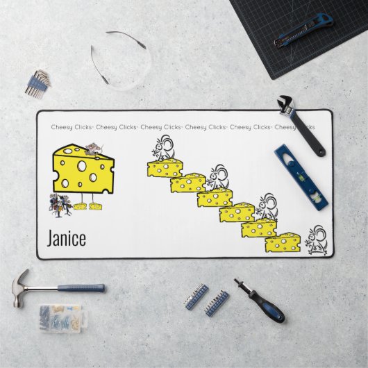 Desk Mat Mouse Mice Käse Schreibtischunterlage (Arbeitsplatz)