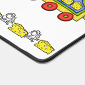 Desk Mat Mouse Mice Käse Schreibtischunterlage (Ecke)