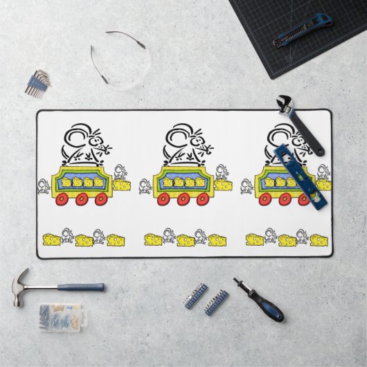 Desk Mat Mouse Mice Käse Schreibtischunterlage (Arbeitsplatz)