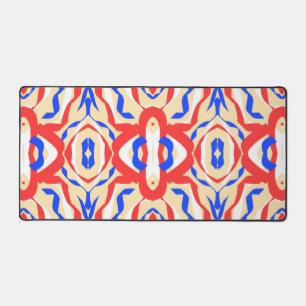 Desk Mat, Multicolor Classic Design Schreibtischunterlage
