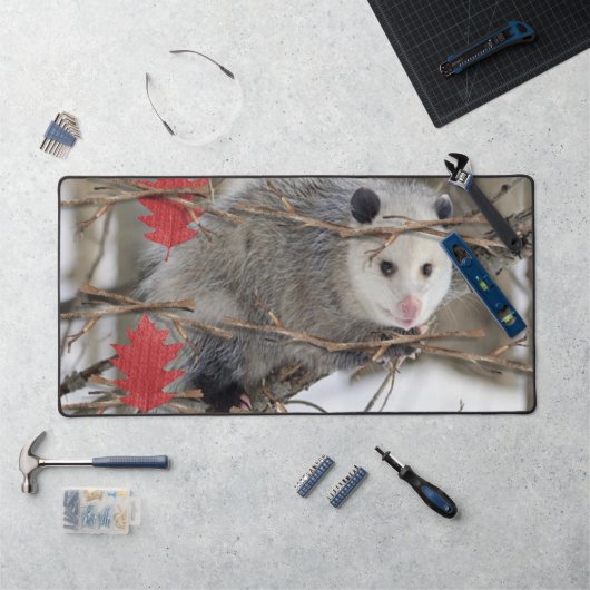 Desk Mat Opossum Natur Wildlife Schreibtischunterlage (Arbeitsplatz)
