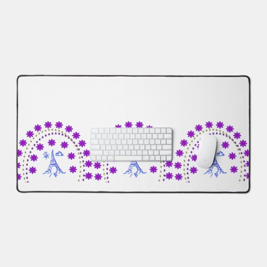 Desk Mat Paris Frankreich Schreibtischunterlage (Tastatur & Maus)