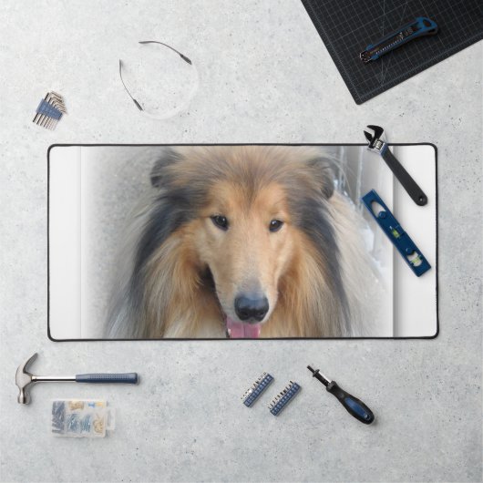 Desk Mat Puppy Dog Lassie Schreibtischunterlage (Arbeitsplatz)