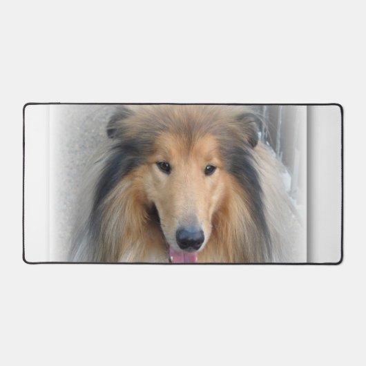 Desk Mat Puppy Dog Lassie Schreibtischunterlage (Vorderseite)