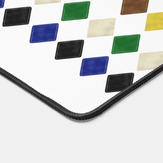 Desk Mat Rainbow Triangle farbig Schreibtischunterlage (Ecke)